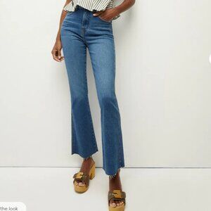 Carson Raw Hem Kick-Flare Jean